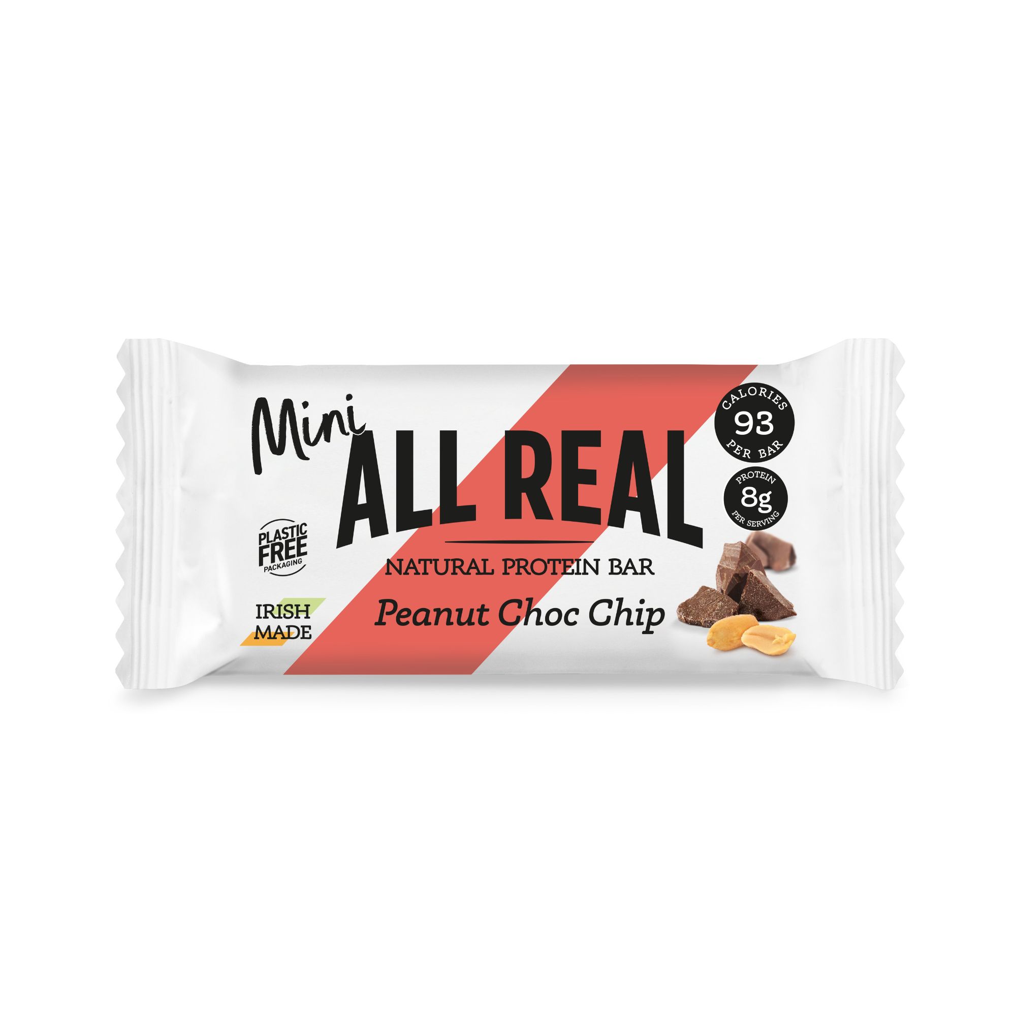 All Real Mini Protein Bar - Peanut Choc Chip (16x25g)