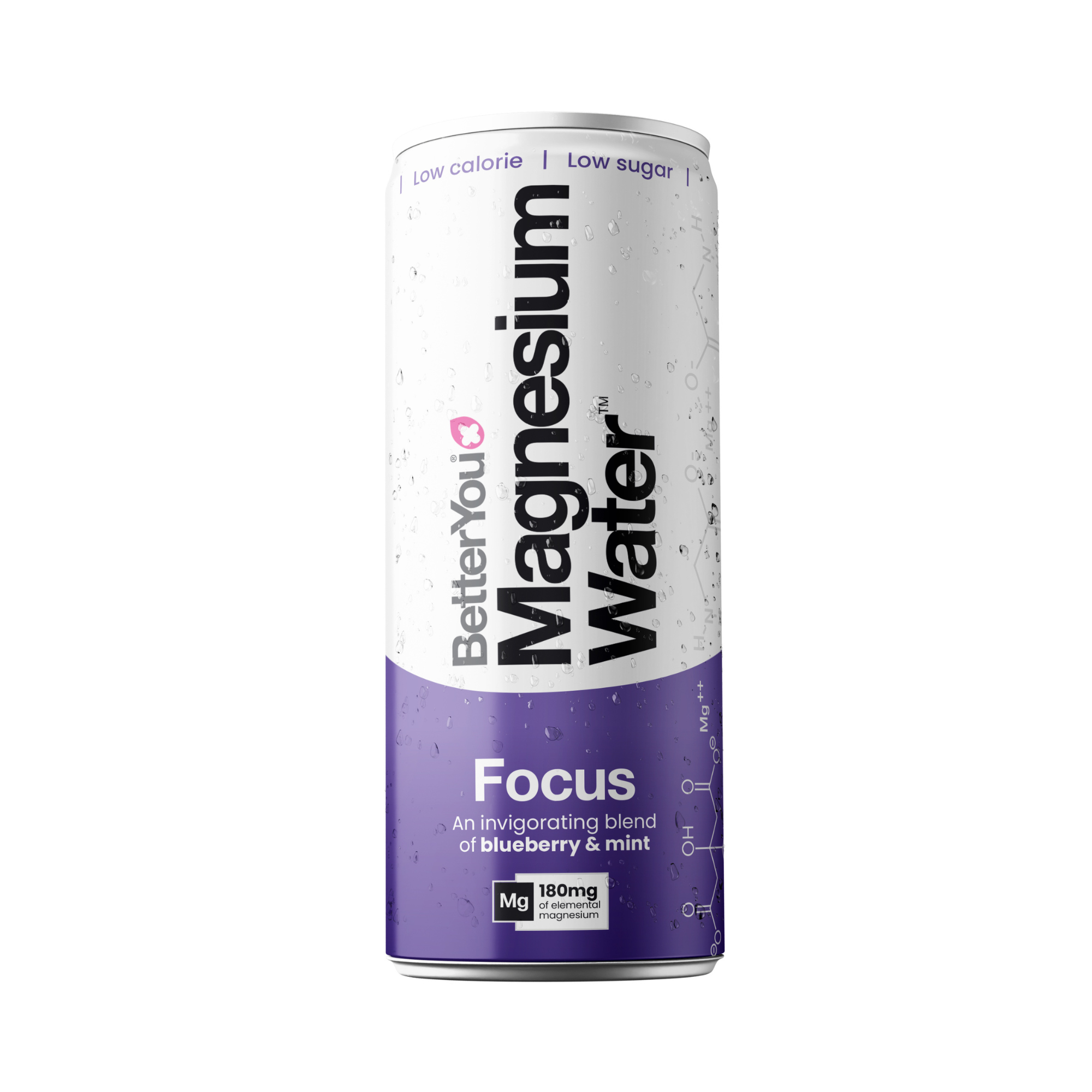 BetterYou Magnesium Water - Blueberry & Mint - Focus (12x250ml)