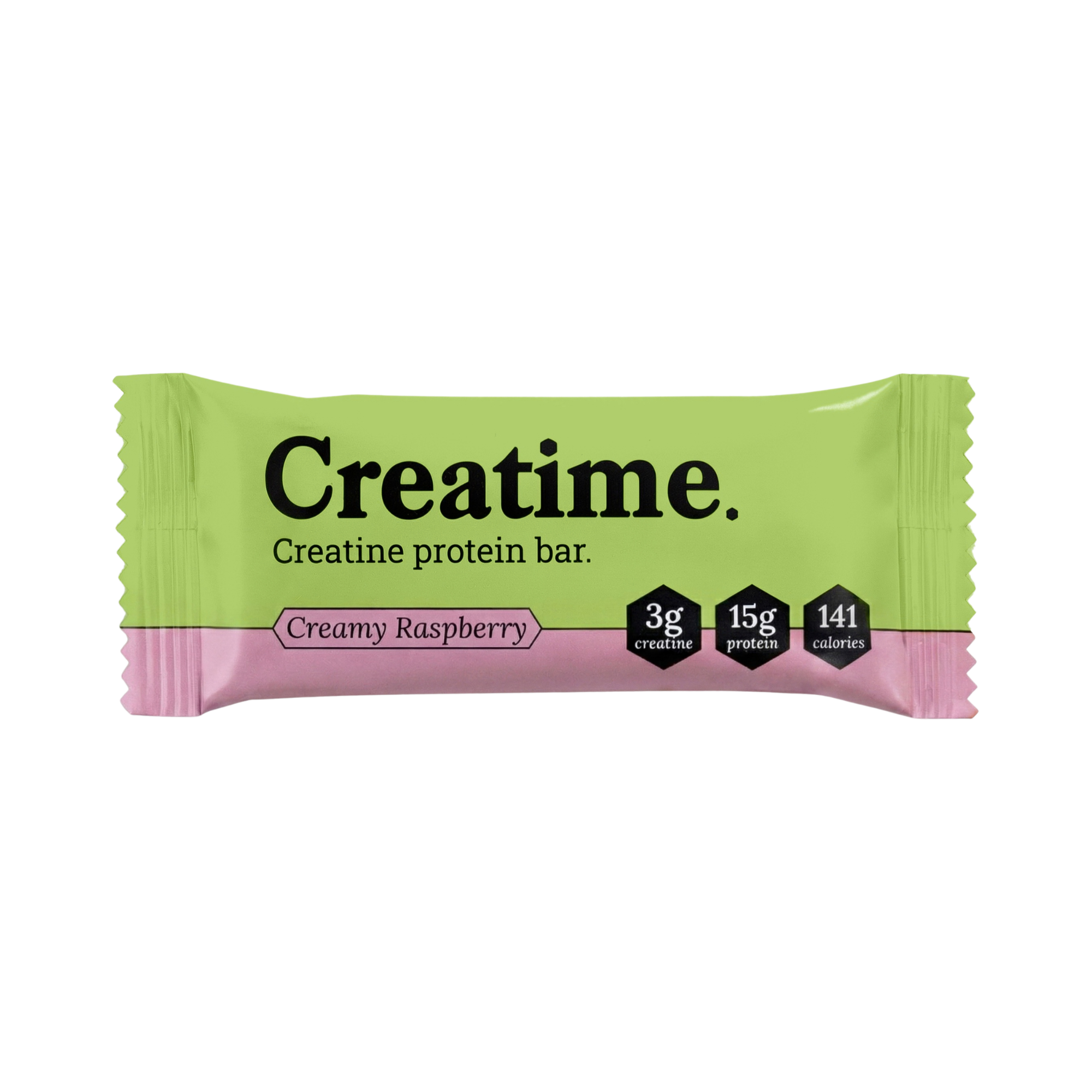 Creatime Creatine Protein Bar - Creamy Raspberry (12x50g)