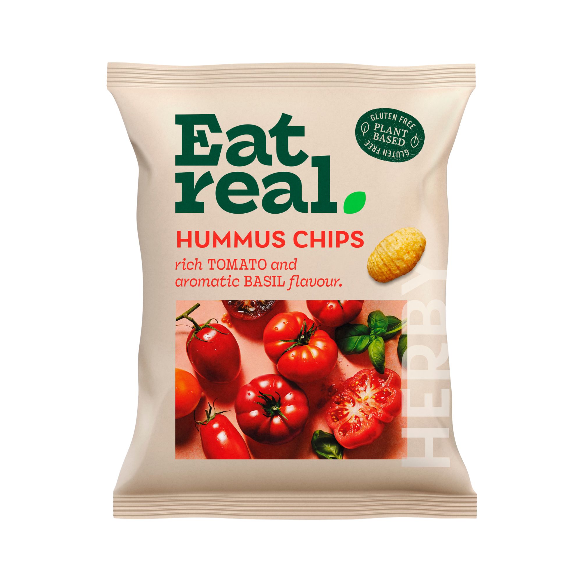 Eat Real Grab Bag Hummus Chips - Tomato & Basil (18x45g)