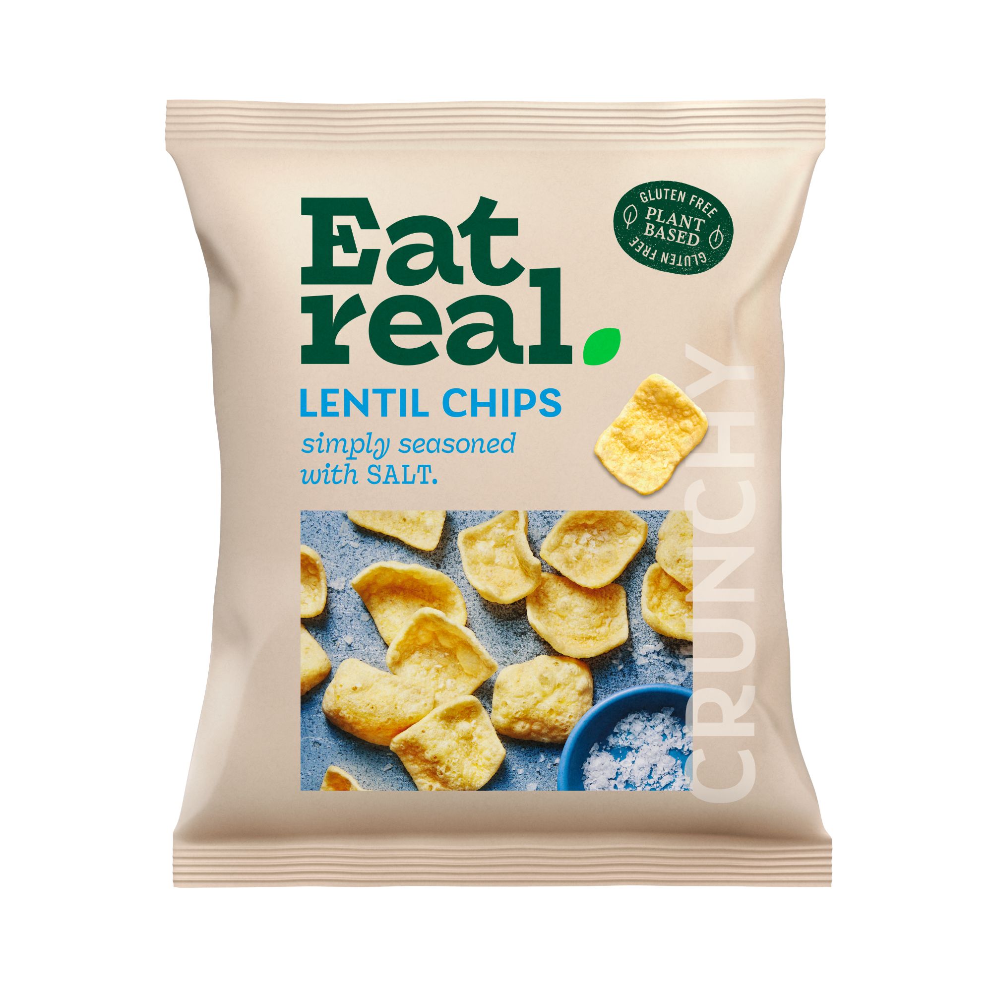 Eat Real Impulse Lentil Chips - Sea Salt (24x18g)