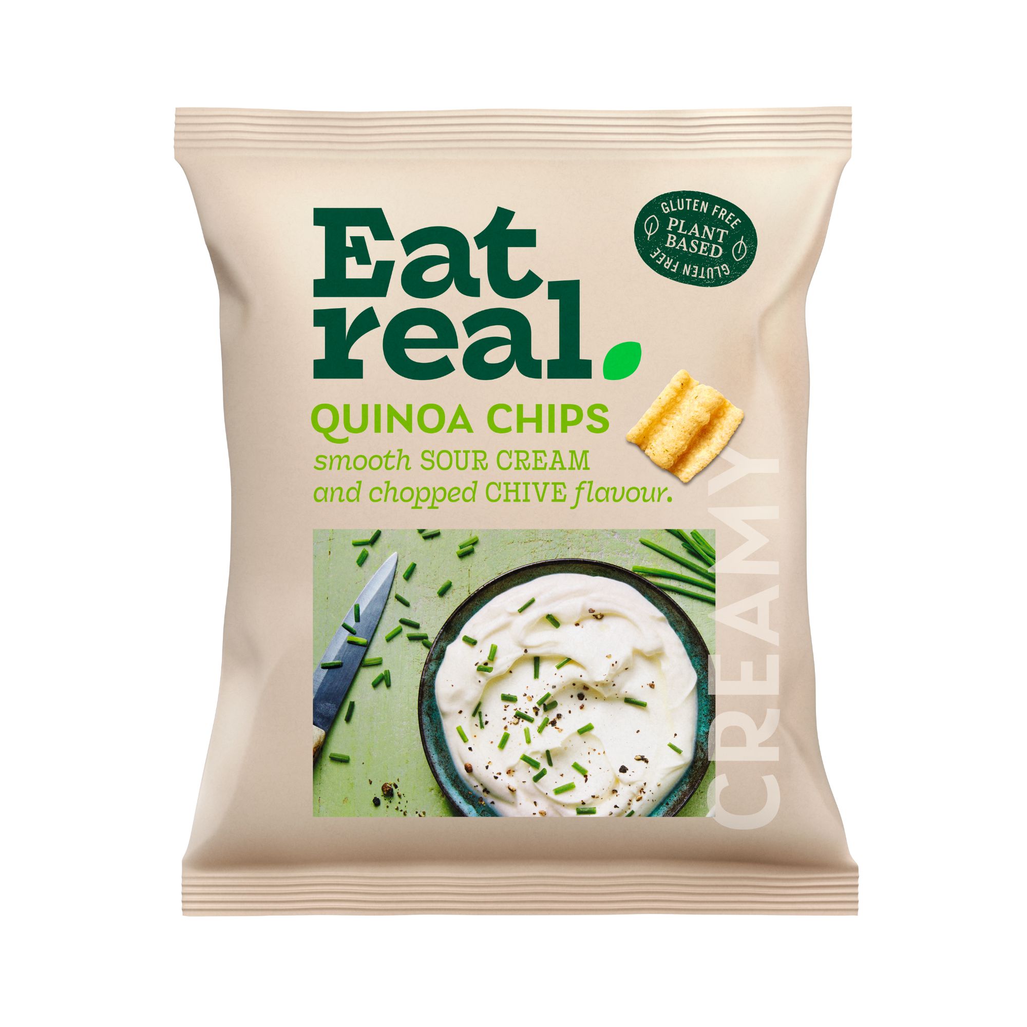 Eat Real Impulse Quinoa Chips - Sour Cream & Chive (24x20g)