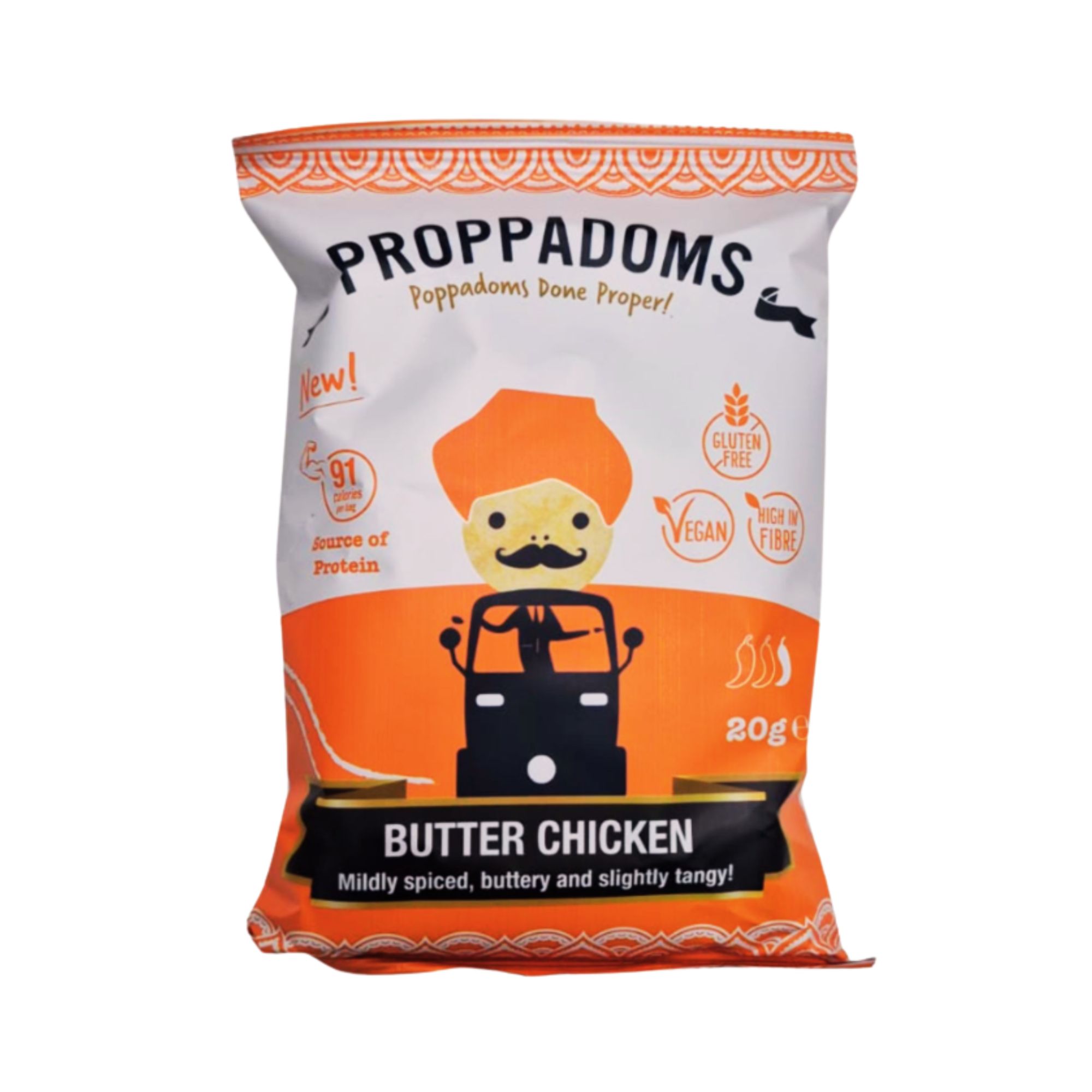 Family Secret Proppadoms - Butter Chicken (24x20g)