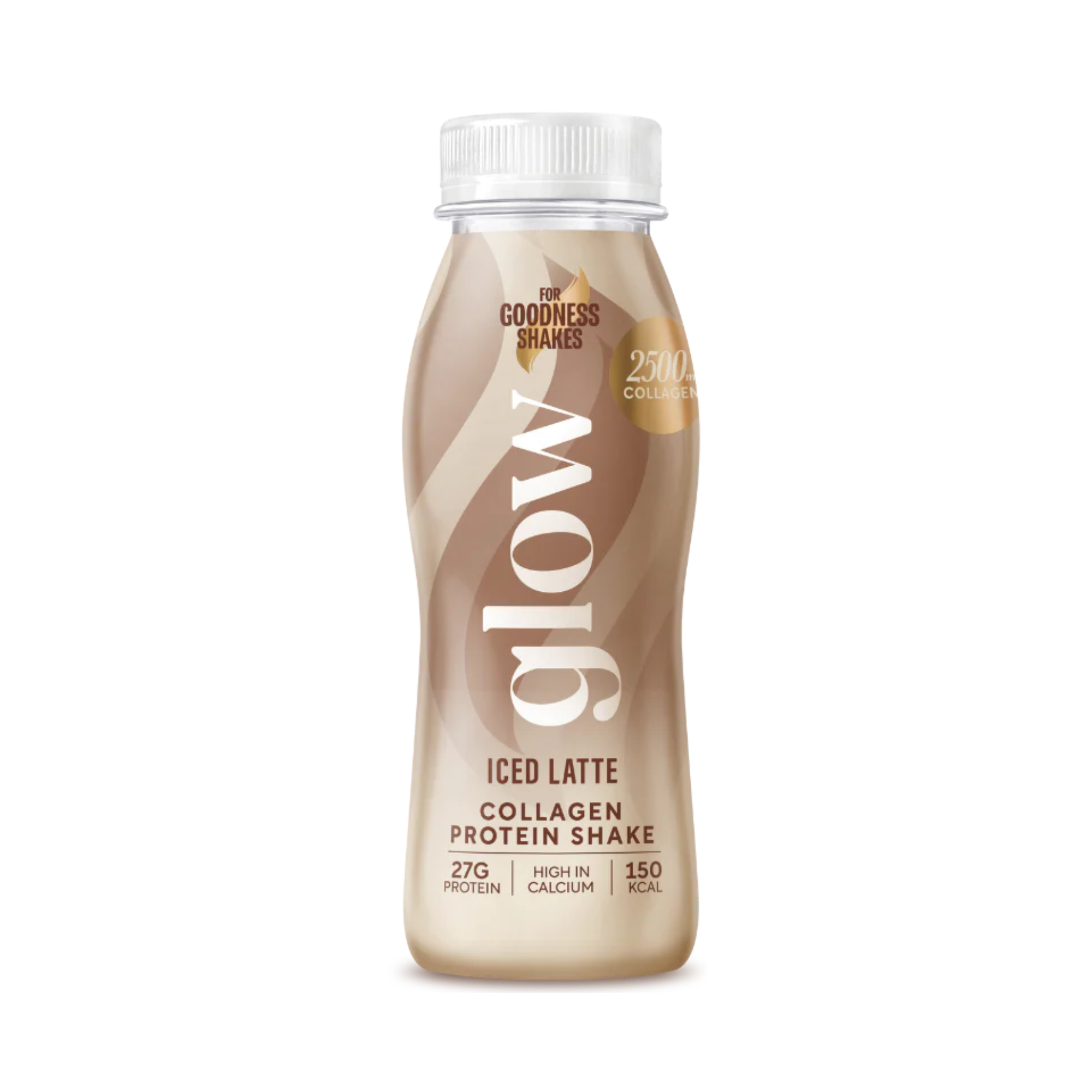 For Goodness Shakes Glow Collagen - Iced Latte (12x250ml)