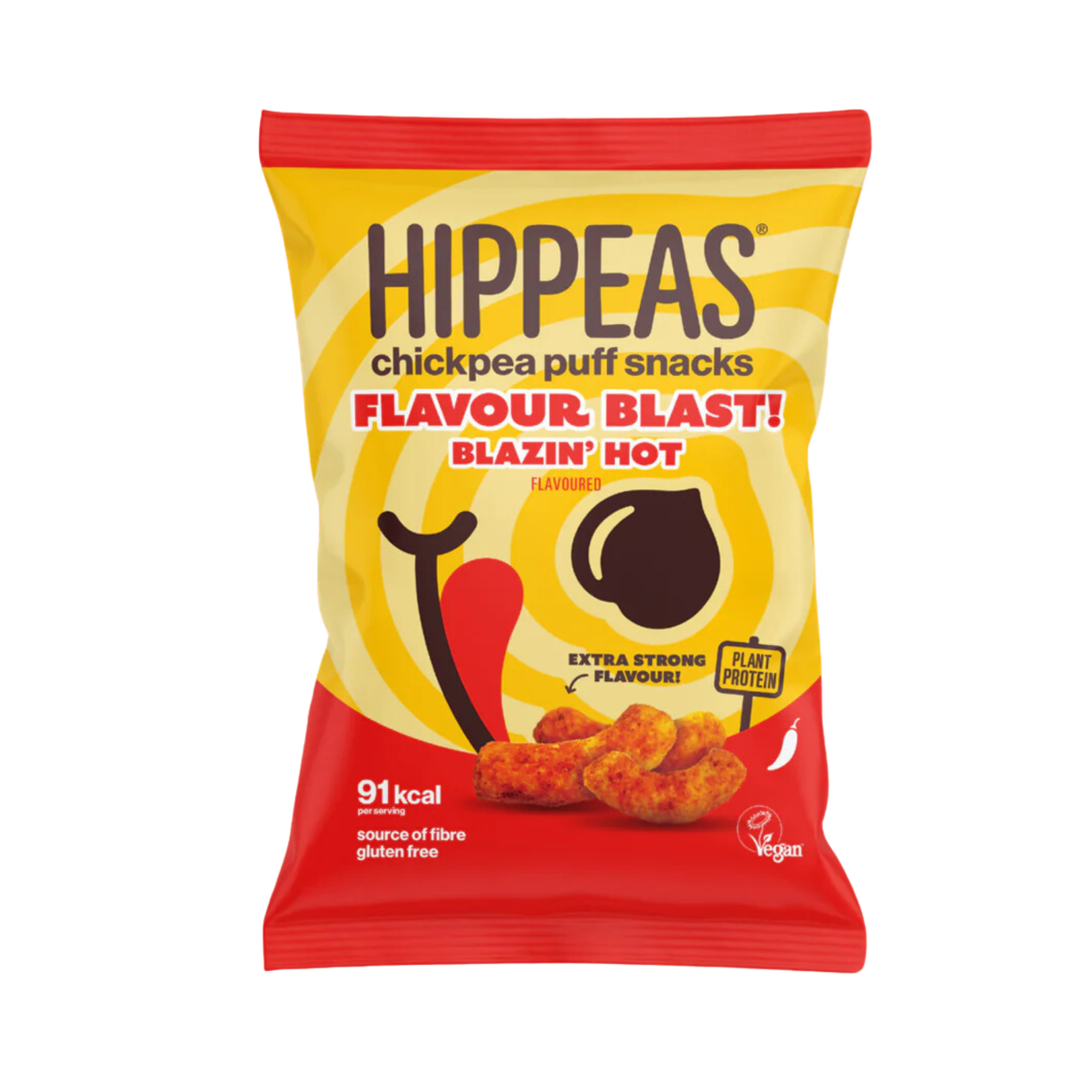 Hippeas | Hippeas Chickpea Puffs - Blazin' Hot (12x22g) | Delivered ...