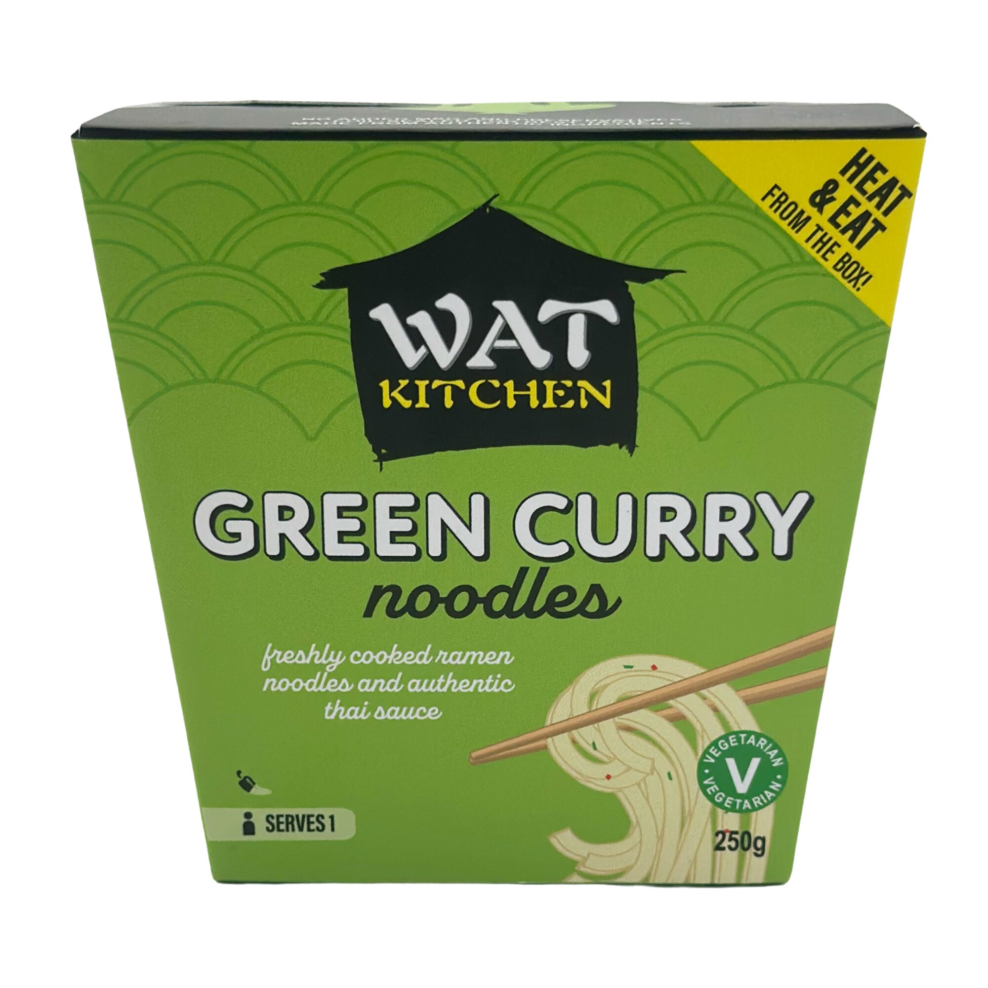 WAT KITCHEN Microwave Noodle Pot - Vegetable Thai Green Curry (6x250g)