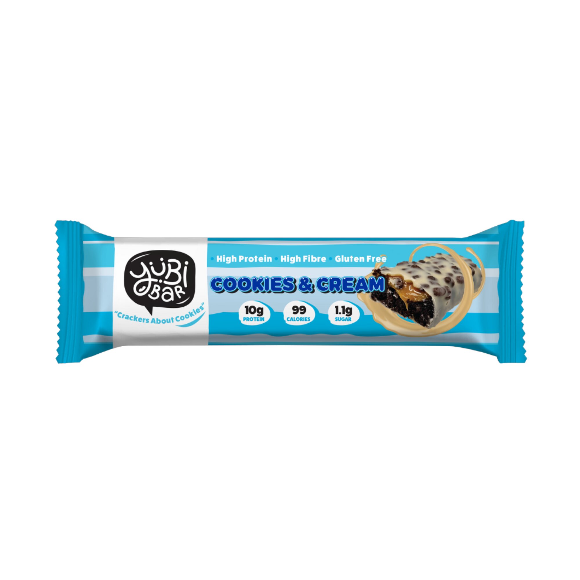 YuBi Protein Bar - Cookies & Cream (12 x 35g)